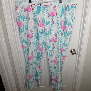 Shinesty El Flamenco Tropical Flamingo AOP Pants Size 46x35